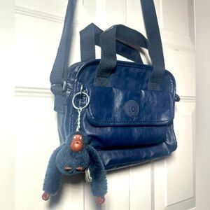 Kipling 🦧 Navy Blue Mini Satchel Crossbody Bag